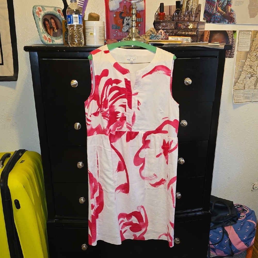 W. LANE Linen/cotton Lined Dress